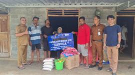 Bantuan Kebutuhan Pokok untuk Ibu Soni dari KSB Sawega Kalurahan Ngeposari